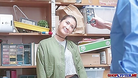 Asian babe gets punished and ends up getting fucked hard