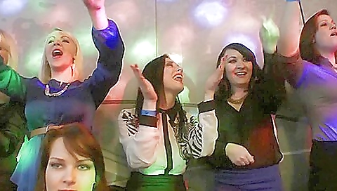 Sexy brunette teen goes on a party and gets fucked