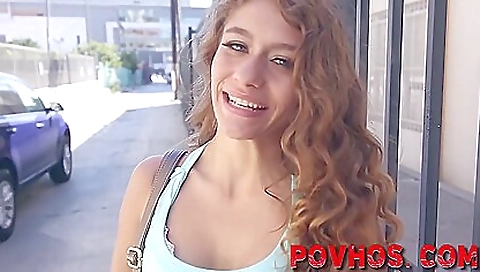 Horny interracial sex with a huge cock for a busty slut