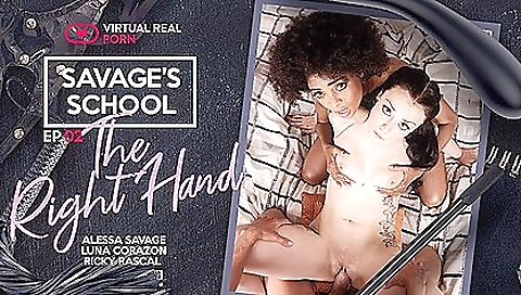 Savage’s School: The Right Hand – 02 - Alessa Savage And Luna Corazon