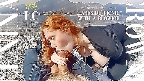 amateur brunette gets a blowjob and fingered in front