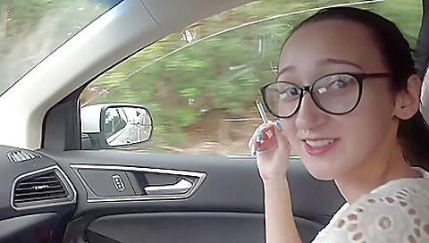 Hairy brunette gets fucked and facialized all over her ass