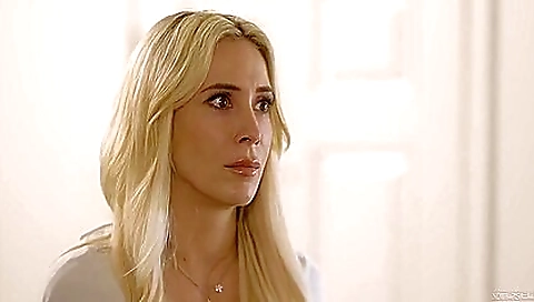 Brunette babe in interracial porn video moaning and deep throated