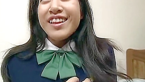 A Hairy Japanese schoolgirl 18+ Likes To Be Fingered