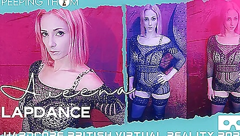 Red-haired redhead is fingering and masturbating in vr