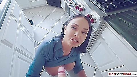 My Busty Milf Step mommy Cant Cook But She Loves Sucking