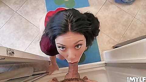 Lucky Guy Gets A Full Experience As Megan Offers Him A