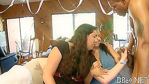 Blondes and a brunette blonde are having intense sex