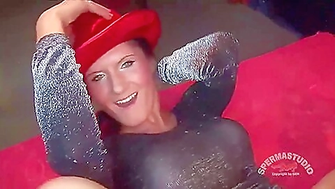 Horny brunette with a pair of tits going to get fucked